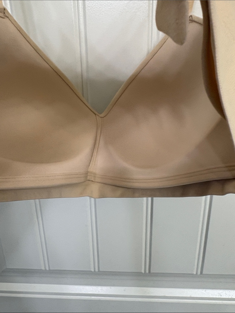 NWT Truekind Stretch Seamless Supportive Comfort Wireless Shaping Bra - Nude - Picture 8 of 9